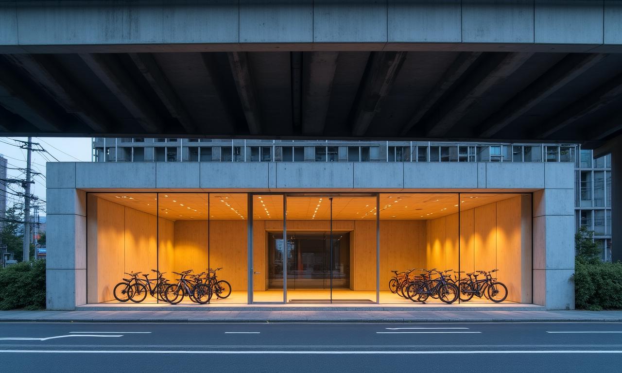 ChronoCycle Works の東京都中央区にある工房の外観